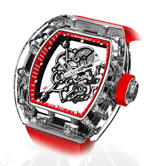 Best Richard Mille RM055 SAPPHIRE "A55 RUBY" Replica Watch